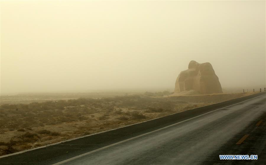 #CHINA-GANSU-SANDSTORM-YELLOW ALERT (CN)