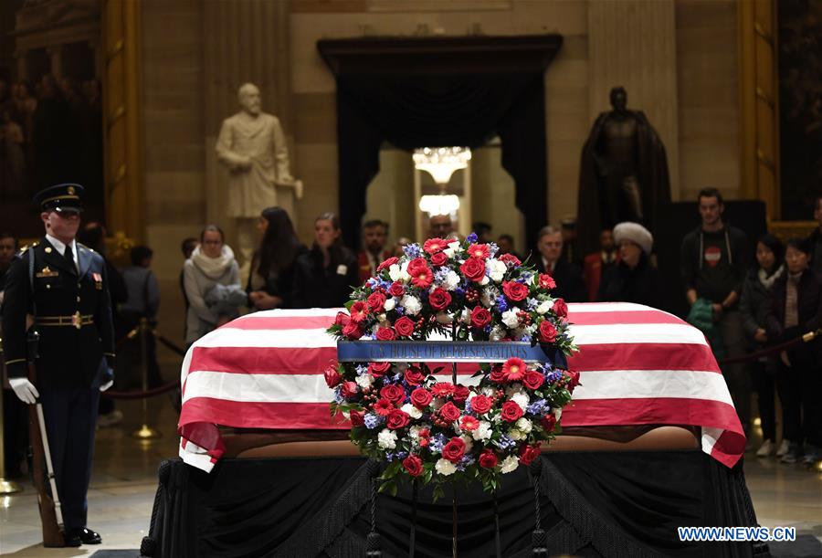 U.S.-WASHINGTON D.C.-GEORGE H.W. BUSH-MOURNING