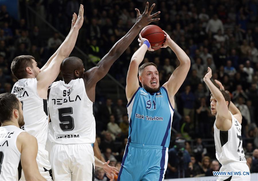 (SP)SERBIA-BELGRADE-BASKETBALL-EUROCUP-QUALIFIER-PARTIZAN VS ANKARA