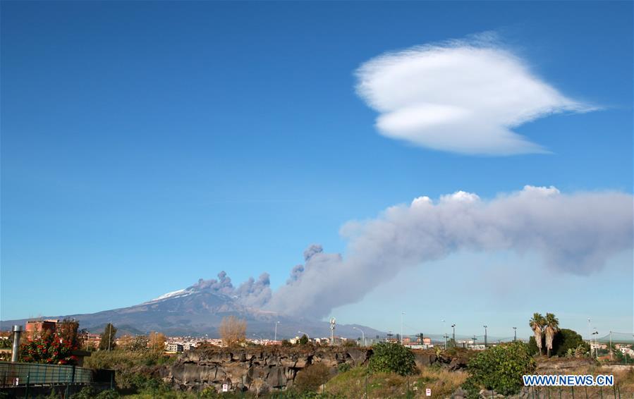 ITALY-SICILY-MOUNT ETNA-ERUPTION