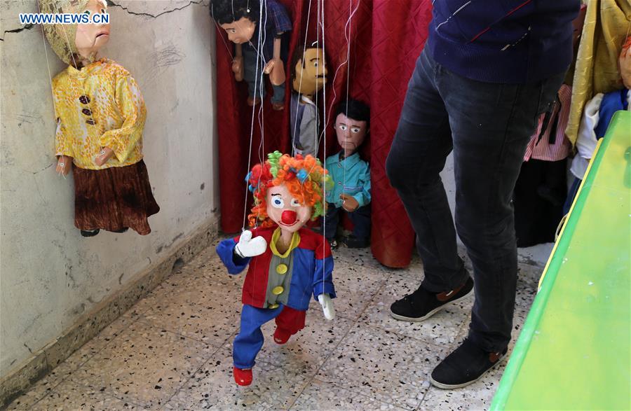 PALESTINE-GAZA CITY-MARIONETTE