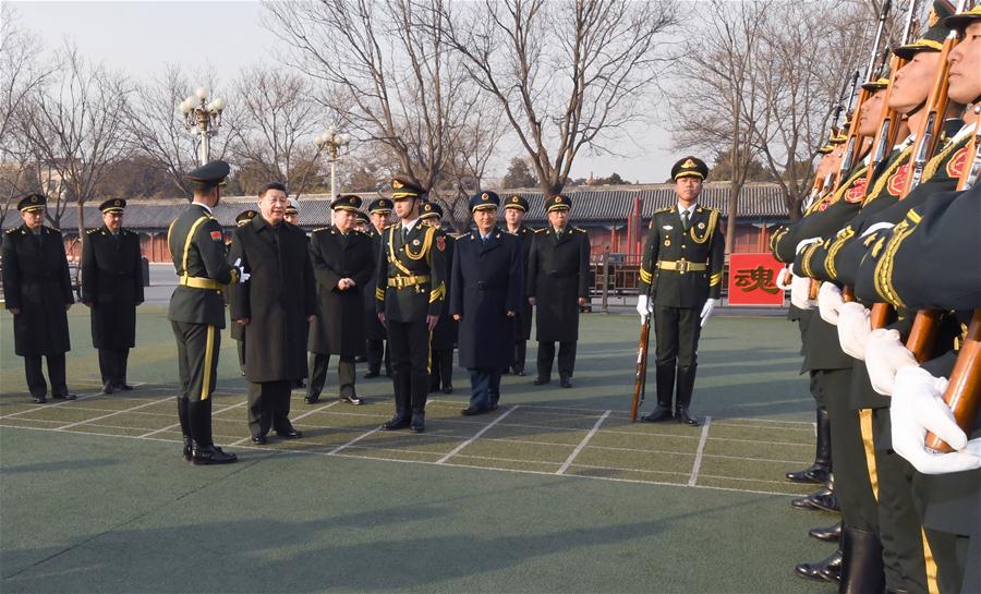 CHINA-BEIJING-SERVICEMEN-SPRING FESTIVAL-VISIT (CN)