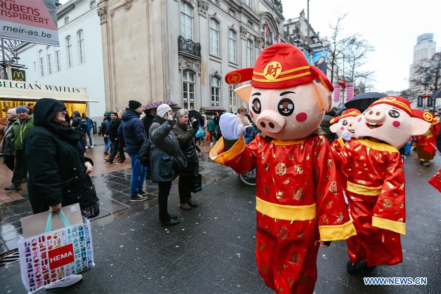 BELGIUM-ANTWERP-CHINESE LUNAR NEW YEAR-PARADE