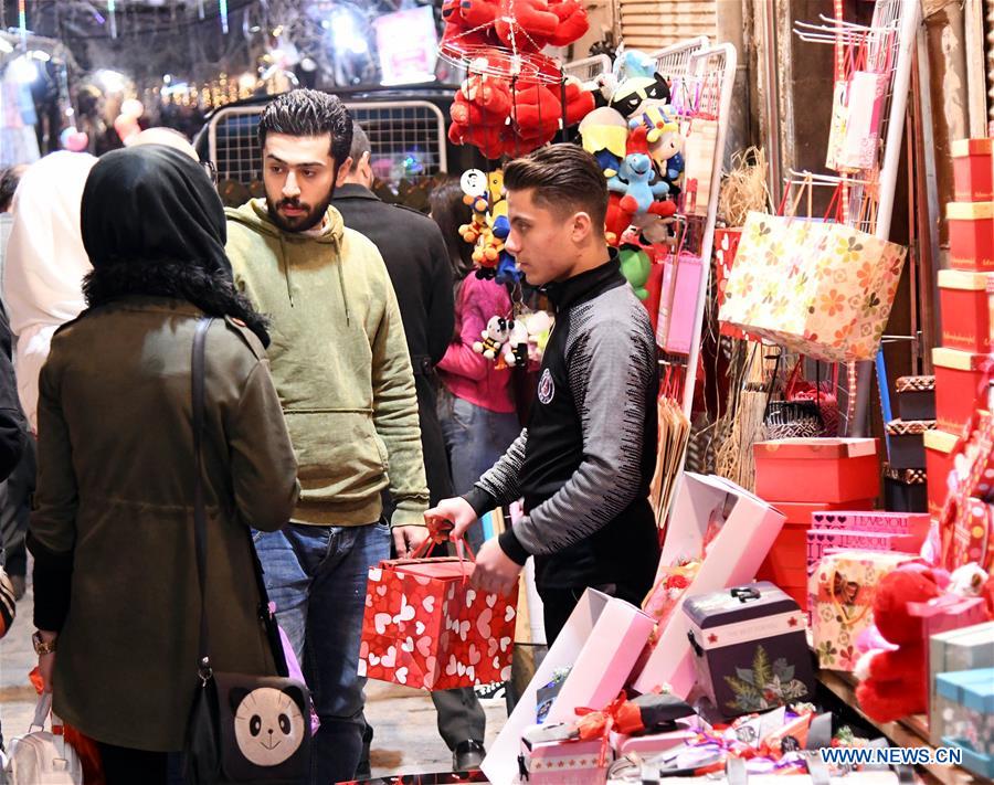 SYRIA-DAMASCUS-VALENTINE'S DAY