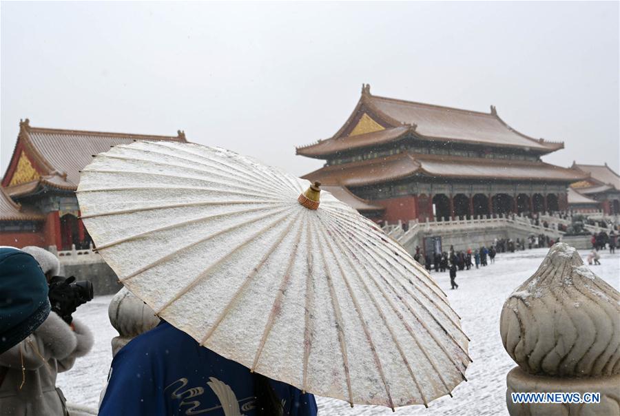 (InPalaceMuseum)CHINA-BEIJING-PALACE MUSEUM-SNOW (CN)