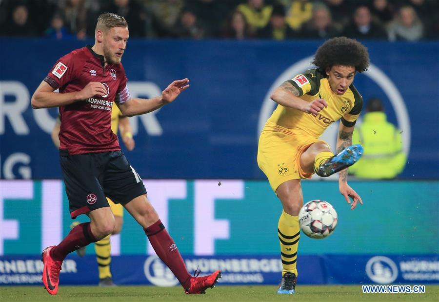 (SP)GERMANY-NUREMBERG-SOCCER-BUNDESLIGA-NUREMBERG VS DORTMUND