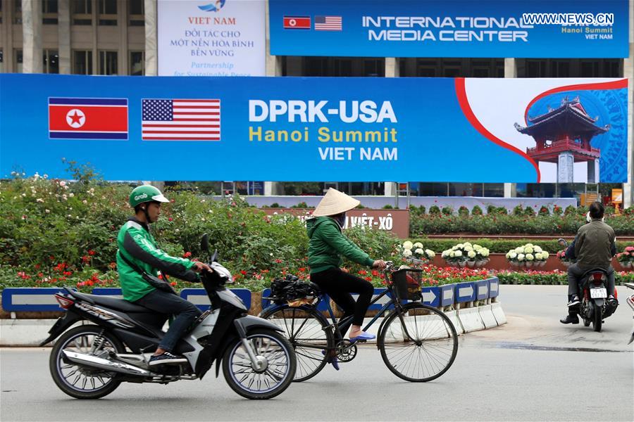 VIETNAM-HANOI-DPRK-U.S.-SUMMIT-INTERNATIONAL MEDIA CENTER