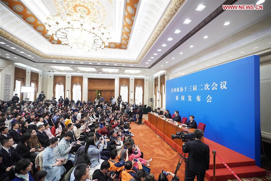 (TWO SESSIONS)CHINA-BEIJING-CPPCC-PRESS CONFERENCE (CN)