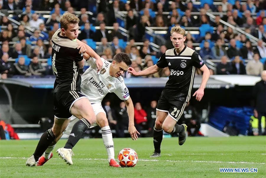 (SP)SPAIN-MADRID-SOCCER-UEFA-CHAMPIONS LEAGUE-REAL MADRID VS AJAX