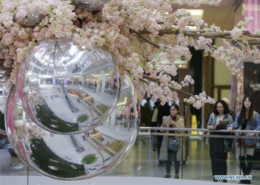 CANADA-VANCOUVER-ART INSTALLATION "BLOSSOM"