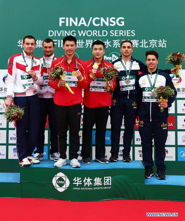 (SP)CHINA-BEIJING-DIVING-FINA DIVING WORLD SERIES 2019(CN)