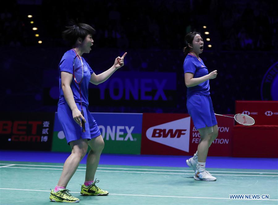 (SP)BRITAIN-BIRMINGHAM-BADMINTON-ALL ENGLAND OPEN-WOMEN'S DOUBLE