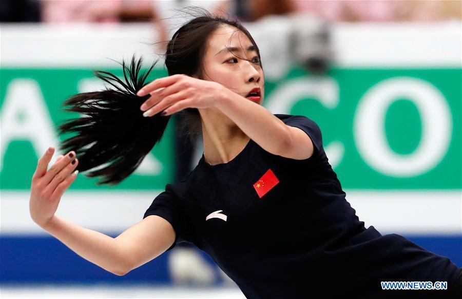 (SP)JAPAN-SAITAMA-FIGURE SKATING-WORLD CHAMPIONSHIPS-TRAINING