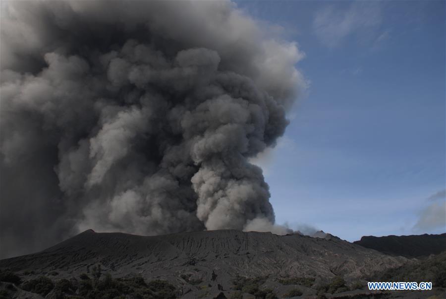 INDONESIA-MOUNT BROMO-ERUPTION