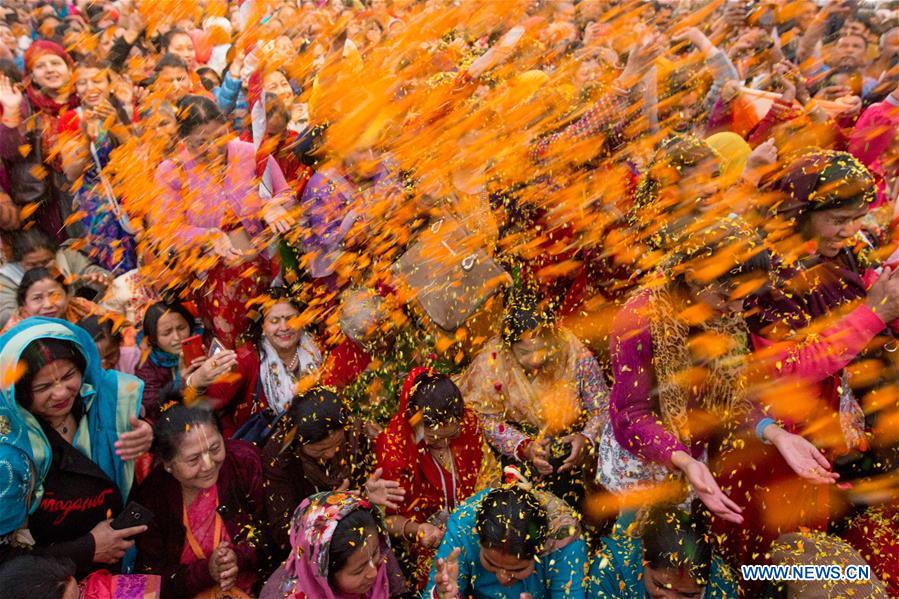 NEPAL-KATHMANDU-HOLI FESTIVAL