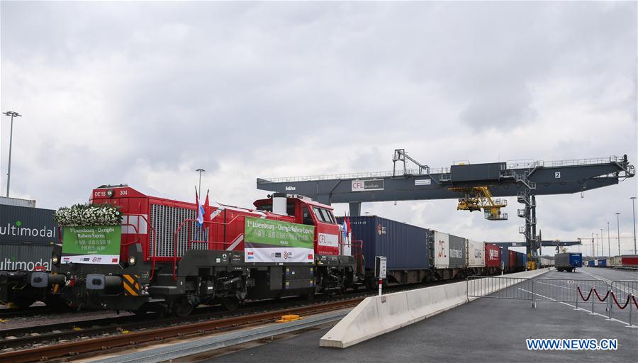 LUXEMBOURG-CHINA'S CHENGDU-FREIGHT TRAIN ROUTE-LAUNCH