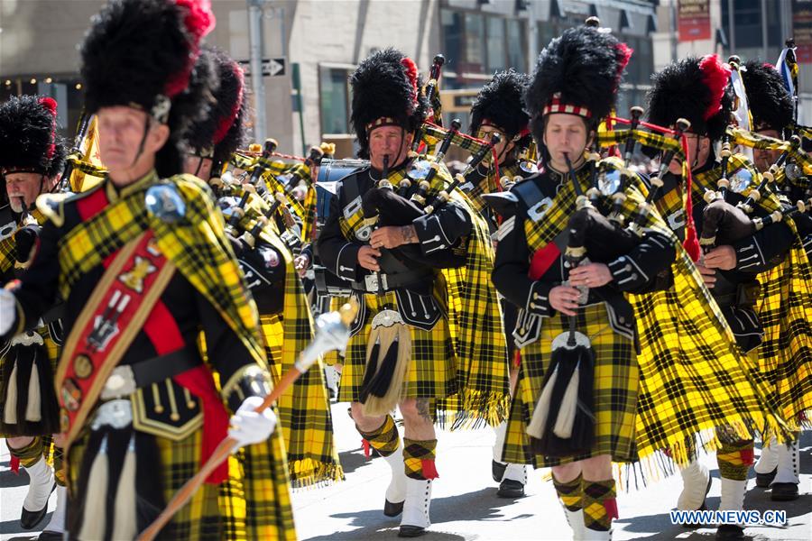 U.S.-NEW YORK-TARTAN DAY PARADE