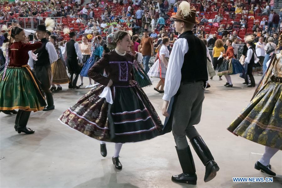 HUNGARY-BUDAPEST-FOLK DANCE FESTIVAL