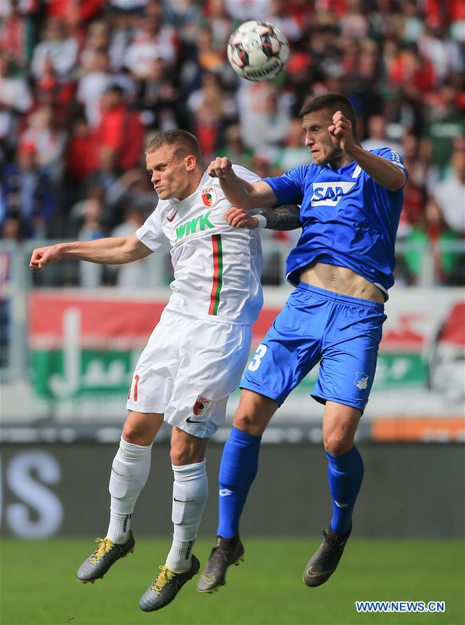 (SP)GERMANY-AUGSBURG-SOCCER-BUNDESLIGA-AUGSBURG VS HOFFENHEIM