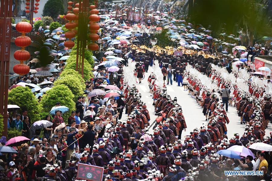 CHINA-GUIZHOU-MIAO ETHNIC GROUP-SISTERS FESTIVAL (CN)