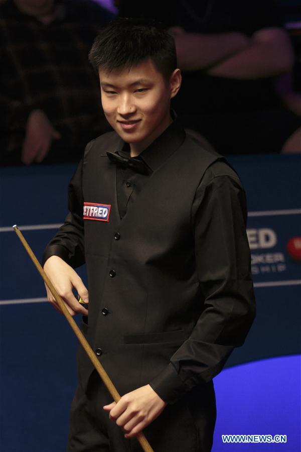 (SP) BRITAIN-SHEFFIELD-SNOOKER-WORLD CHAMPIONSHIP-DAY 3