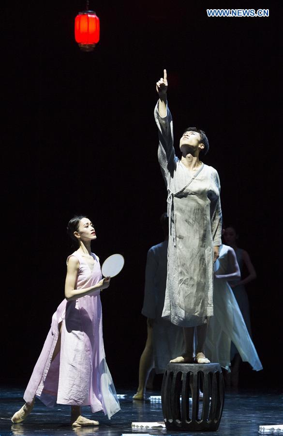 LATVIA-RIGA-CHINA-BALLET-PERFORMANCE-TANG YIN