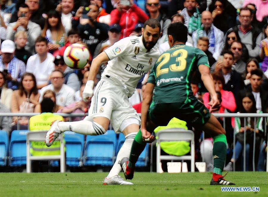 (SP)SPAIN-MADRID-SOCCER-SPANISH LEAGUE-REAL MADRID VS REAL BETIS