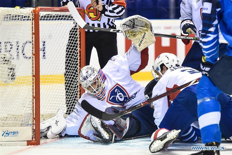 (SP)SLOVAKIA-KOSICE-ICE HOCKEY-IIHF-WORLD CHAMPIONSHIP-GROUP A-FRANCE VS FINLAND