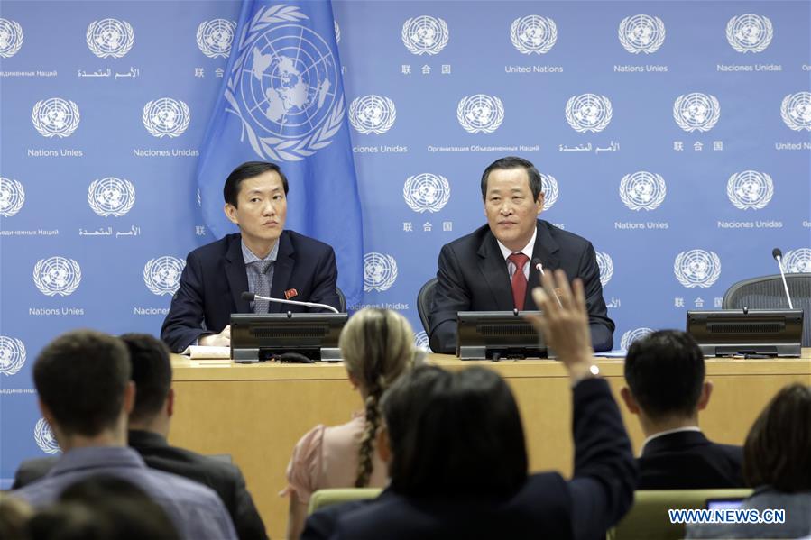 UN-DPRK-ENVOY-PRESS CONFERENCE