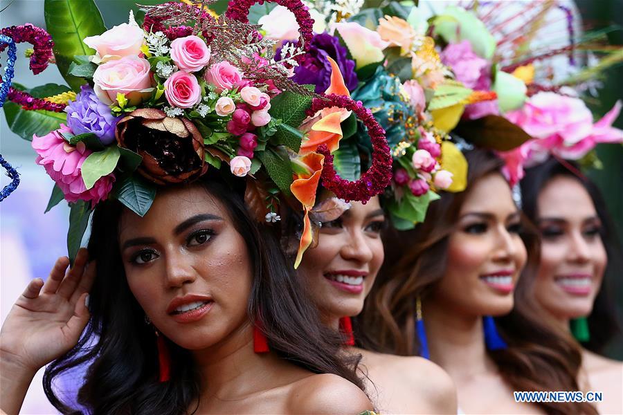 PHILIPPINES-QUEZON CITY-BEAUTY CONTEST-PARADE