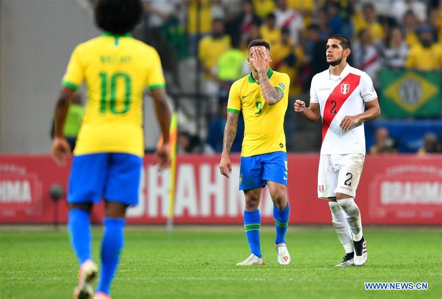 (SP)BRAZIL-SAO PAULO-SOCCER-COPA AMERICA 2019-BRAZIL VS PERU