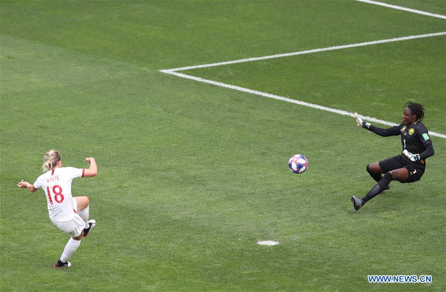 (SP)FRANCE-VALENCIENNES-2019 FIFA WOMEN'S WORLD CUP-ROUND OF 16-ENGLAND VS CAMEROON