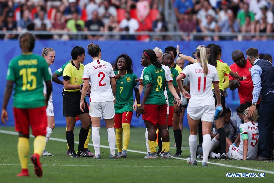 (SP)FRANCE-VALENCIENNES-2019 FIFA WOMEN'S WORLD CUP-ROUND OF 16-ENG VS CMR