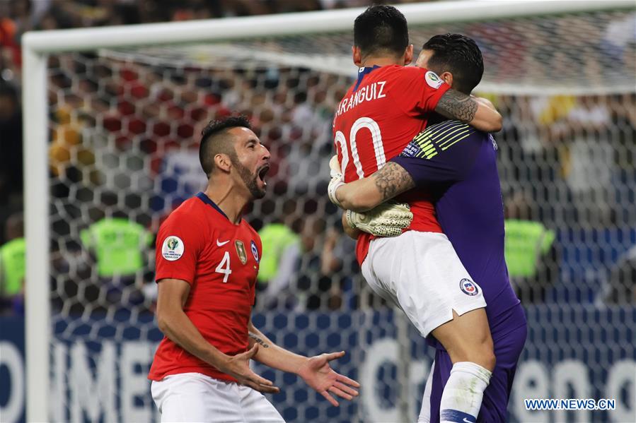 (SP)BRAZIL-SAO PAULO-FOOTBALL-COPA AMERICA 2019-CHILE VS COLOMBIA