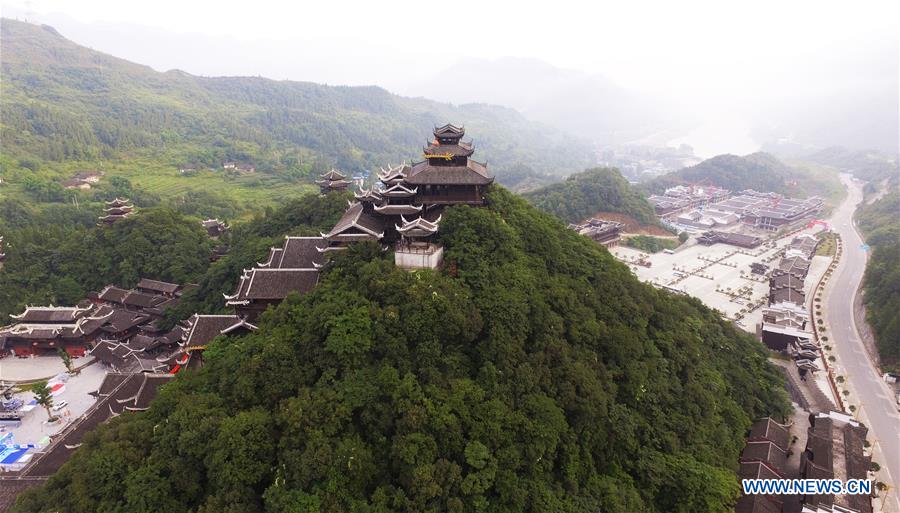 CHINA-CHONGQING-PENGSHUI COUNTY-ETHNIC MINORITY BUILDING (CN)