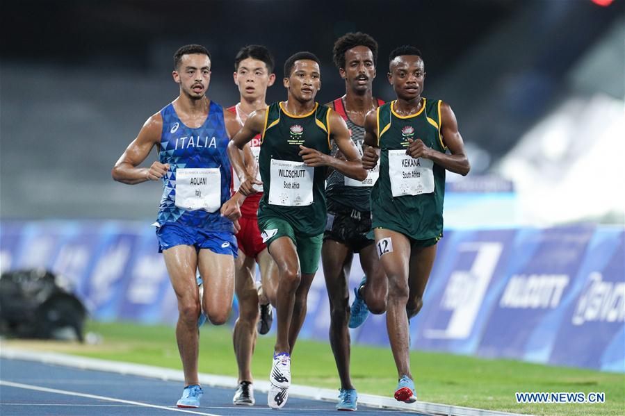 (SP)ITALY-NAPLES-SUMMER UNIVERSIADE-ATHLETICS-MEN'S 10000M