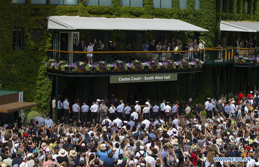 (SP)BRITAIN-LONDON-TENNIS-WIMBLEDON CHAMPIONSHIPS 2019-WOMEN'S SINGLES-FINAL