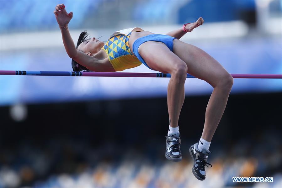 (SP)ITALY-NAPLES-SUMMER UNIVERSIADE 2019-ATHLETICS-WOMEN'S HIGH JUMP