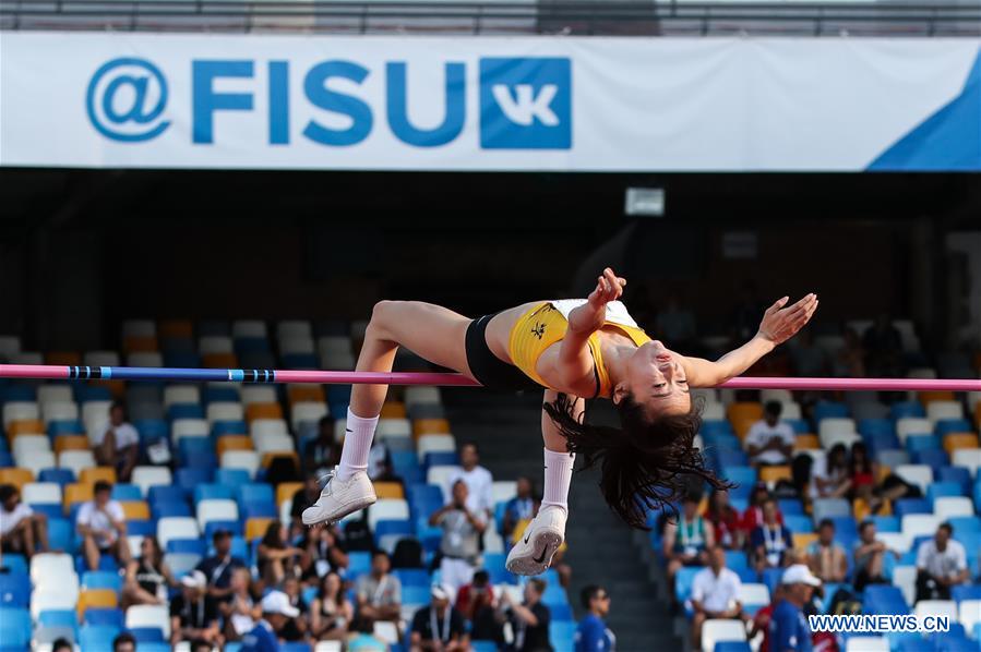 (SP)ITALY-NAPLES-SUMMER UNIVERSIADE 2019-ATHLETICS-WOMEN'S HIGH JUMP