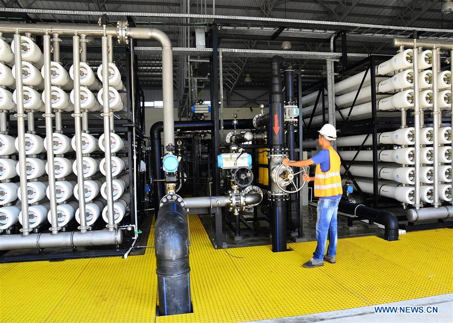 MIDEAST-GAZA-DESALINATION-PLANT