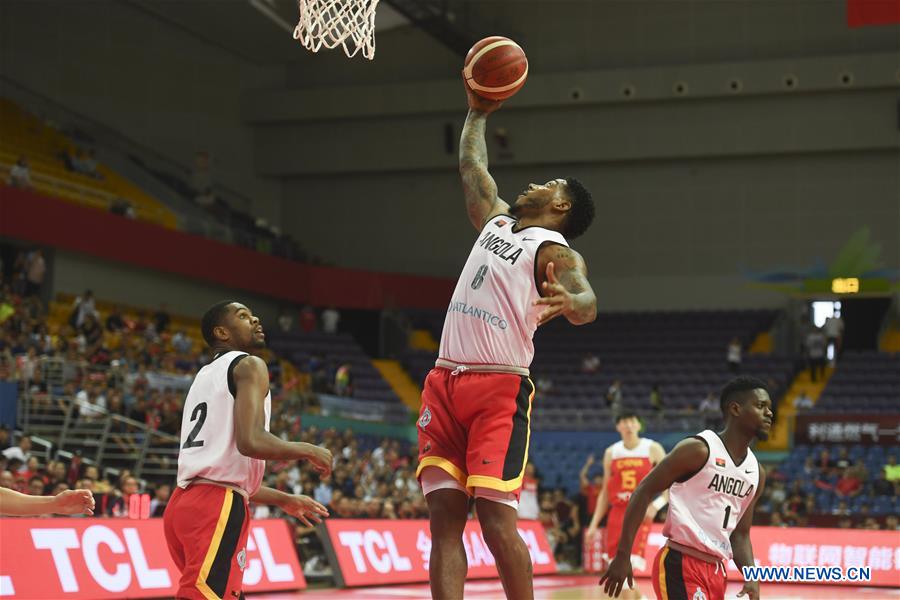 (SP)CHINA-KUNSHAN-INTERNATIONAL MEN'S BASKETBALL CHANLLENGE-CHINA VS ANGOLA(CN)