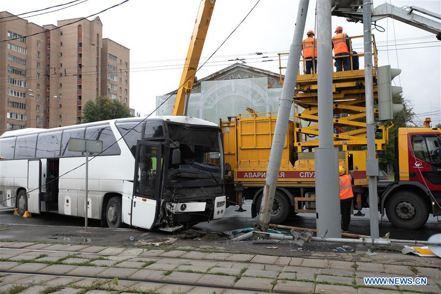 RUSSIA-MOSCOW-BUS ACCIDENT