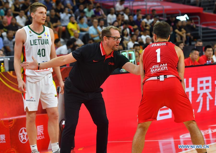 (SP)CHINA-DONGGUAN-BASKETBALL-FIBA WORLD CUP-GROUP H-LITHUANIA VS CANADA (CN)