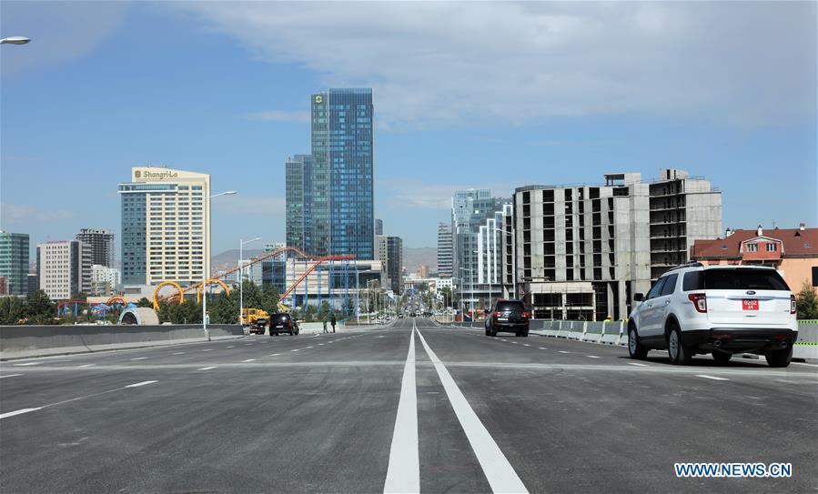 MONGOLIA-ULAN BATOR-CHINA-FUNDED OVERPASS-OPEN