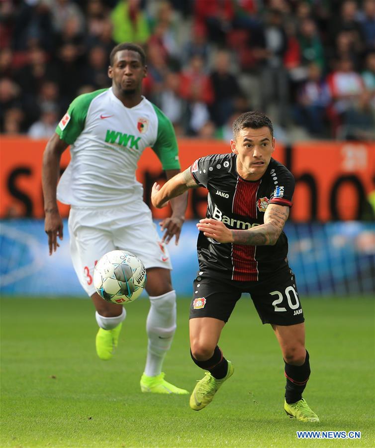 (SP)GERMANY-AUGSBURG-SOCCER-BUNDESLIGA-FC AUGSBURG VS BAYER 04 LEVERKUSEN