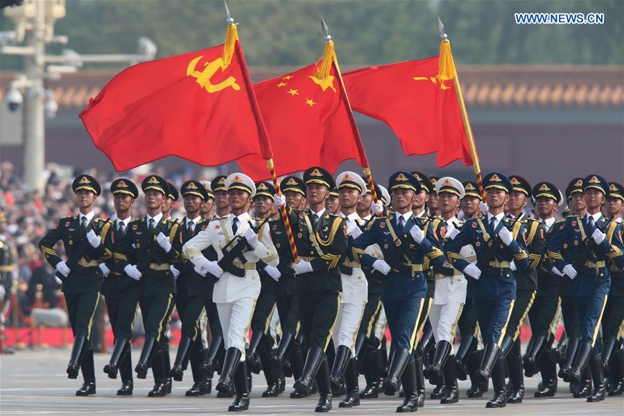  (PRC70Years) XINHUA PHOTOS OF THE DAY