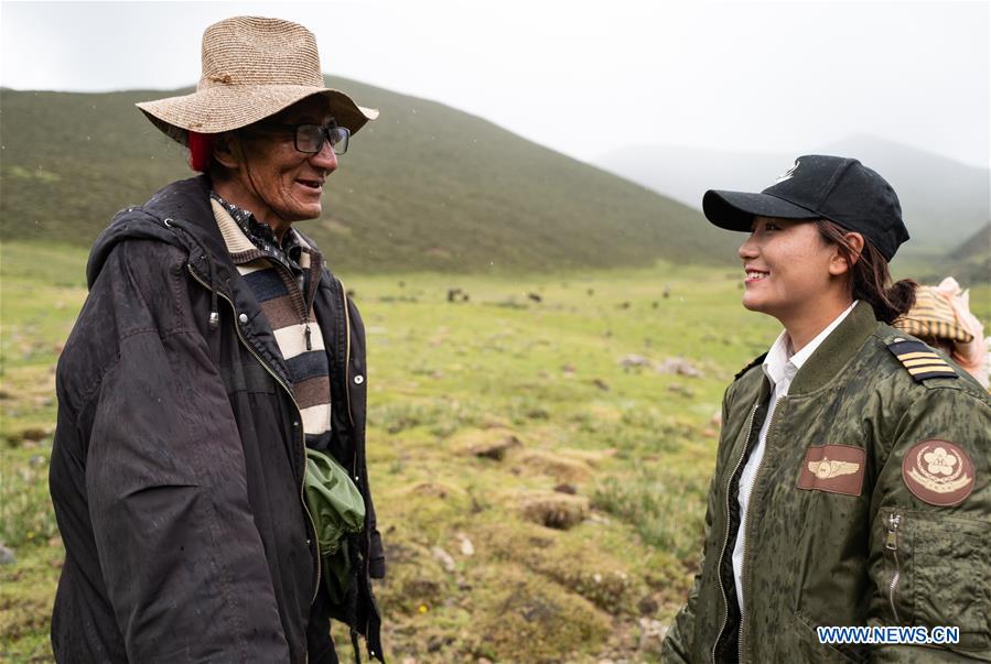 (InTibet)CHINA-TIBET-FEMALE PILOT (CN)