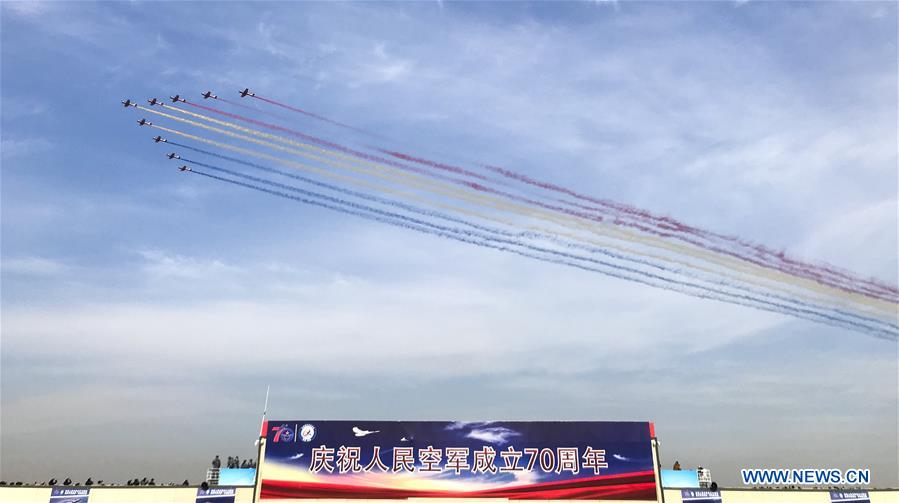 CHINA-JILIN-CHANGCHUN-PLA AIR FORCE-70TH ANNIVERSARY-CELEBRATIONS (CN)