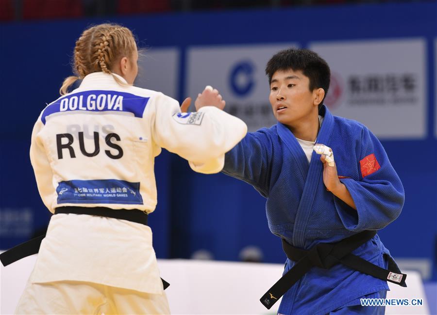 (SP)CHINA-WUHAN-7TH MILITARY WORLD GAMES-JUDO-WOMEN'S 48KG FINAL