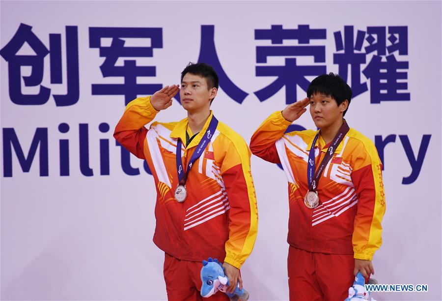 (SP)CHINA-WUHAN-7TH MILITARY WORLD GAMES-TABLE TENNIS(CN)